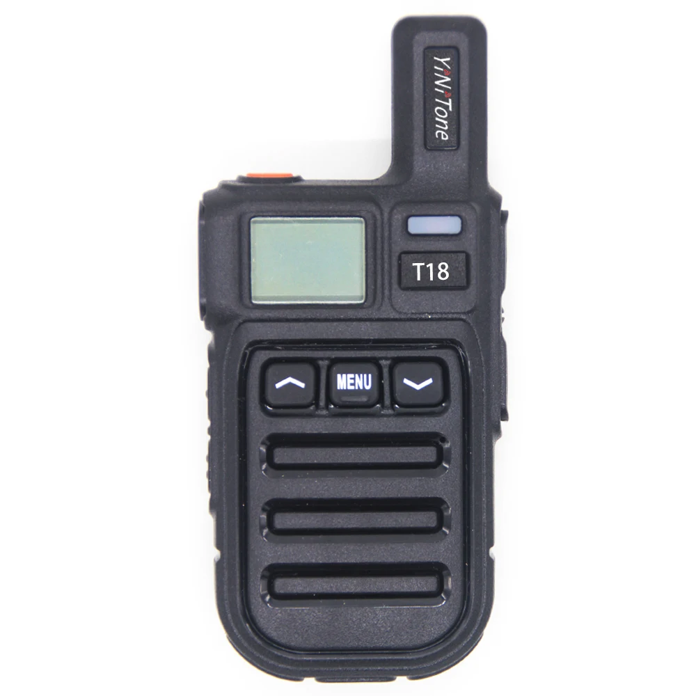 

T18 Mini PMR Walkie Talkie PMR446 PMR 446 Radio VOX Handsfree FRS Two Way Radio with Vibration Wireless Cloning(2pcs)