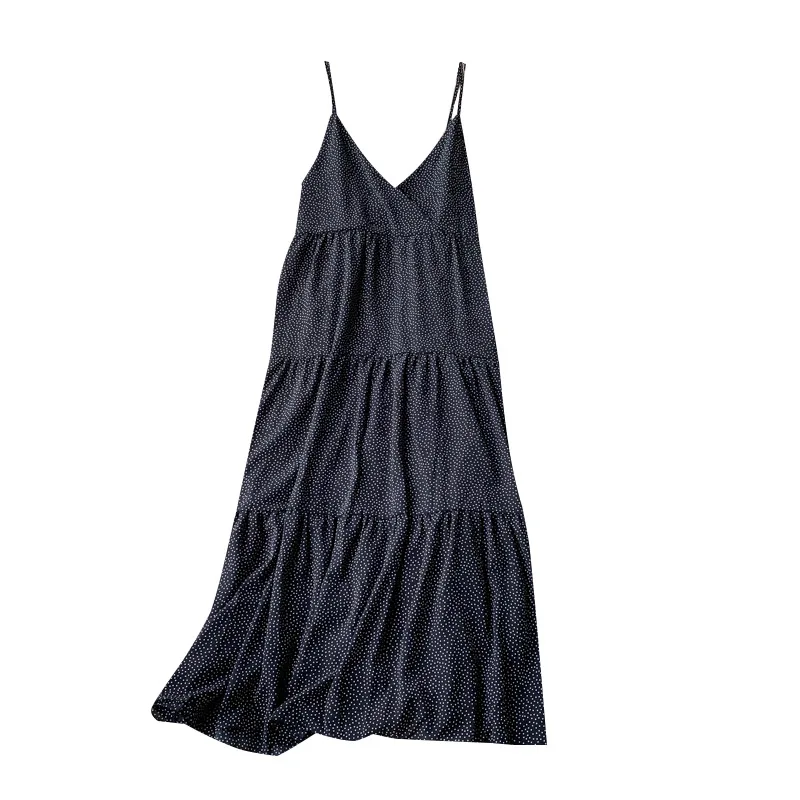 Платье сарафан летнее в полоску с открытой спиной и V образным вырезом|Женские