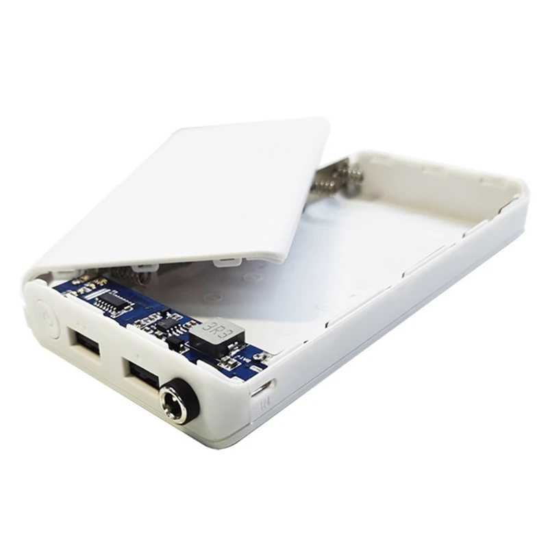 9V/12V DC Output Dual USB 7x18650 Battery Case Power Bank Shell |