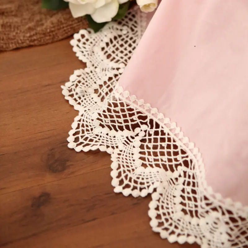 Розовое покрывало для кровати в американском стиле романтичное кружевное