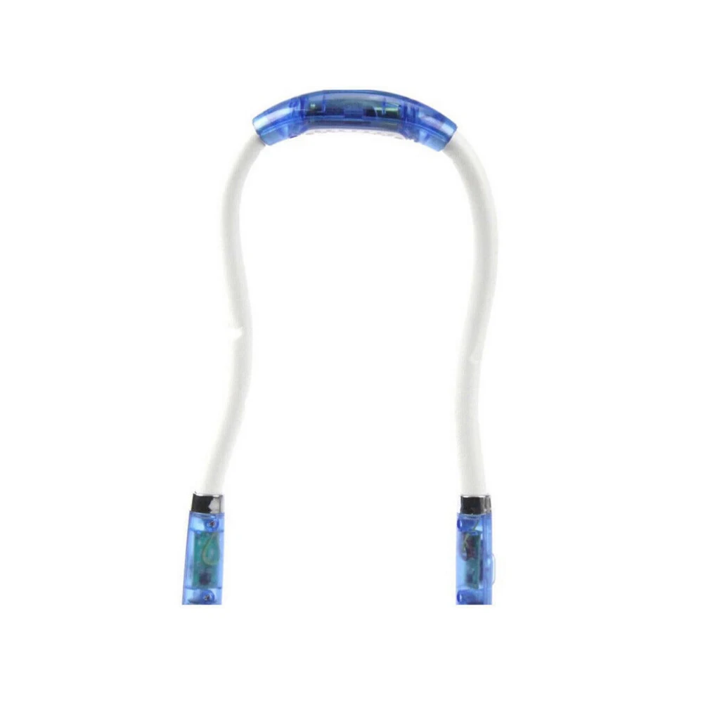 Blue Tube Гибкий Handsfree светодиодный сетчатый Ночной светильник, удобный светильник для чтения книг с питанием от батареи, светильник для кемпинга - Испускаемый цвет: Blue Tube