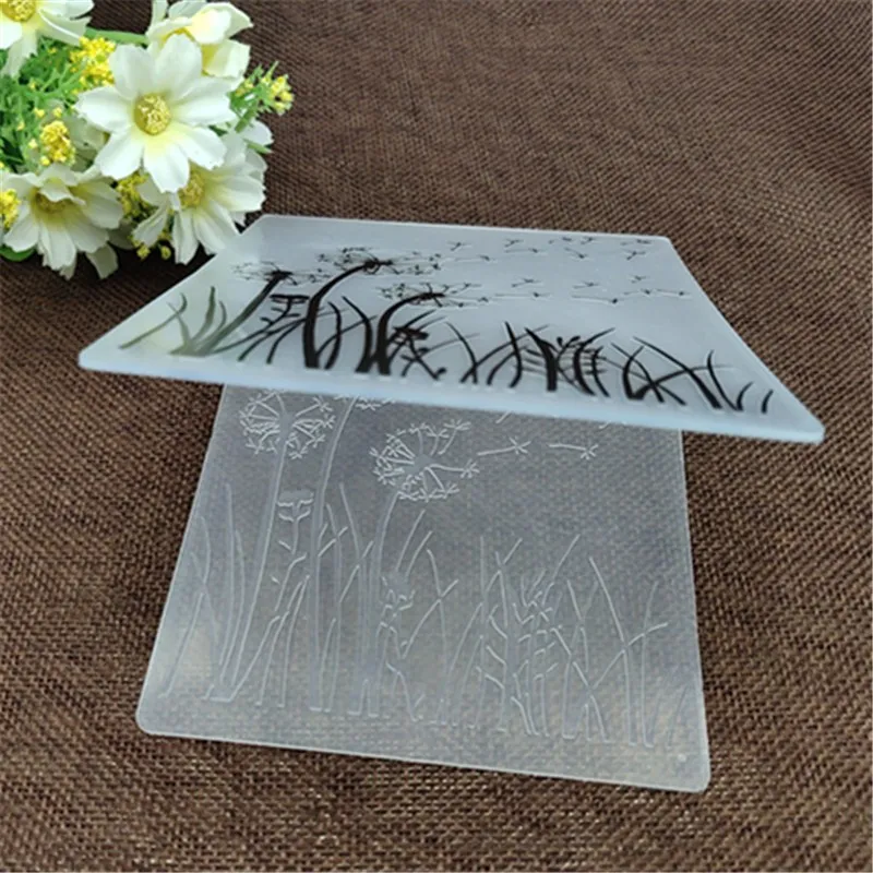 Одуванчик печать DIY Пластиковые фотообои для скрапбукинга бумаги