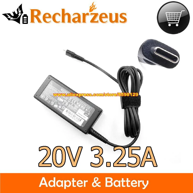 

Genuine 608425-001 65W Ac Adapter 609939-001 20V 3.25A PA-1650-32HT Charger For HP X360 1040 G8 Elitebook 850 G7 ZBook 15u G6