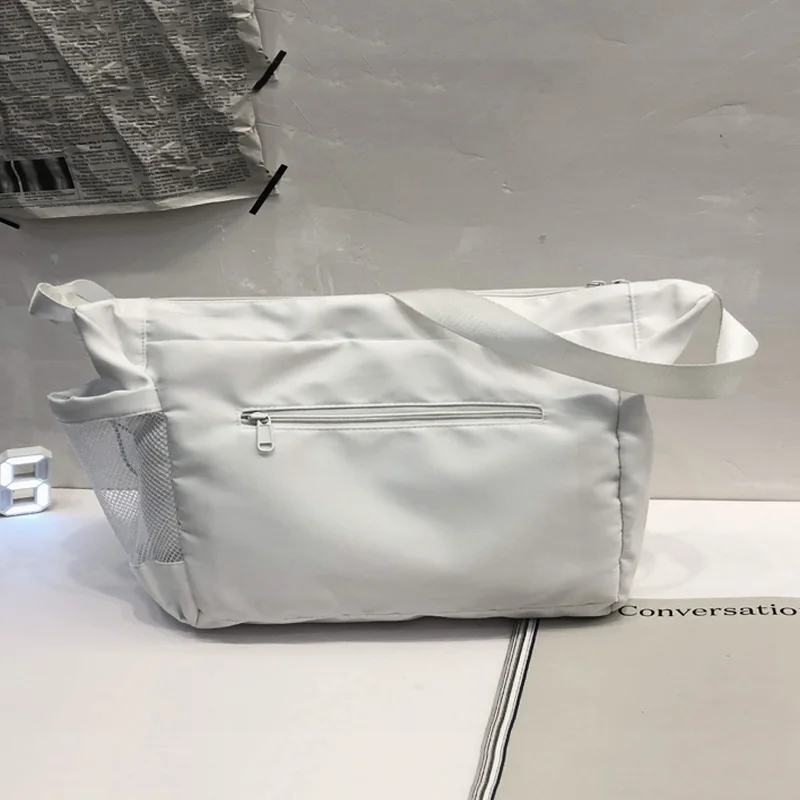 

Large Capacity Women School Bags Casual Women Backpack Nylon Soild Color Handbag for Girl Youth Travel Female Crossbody Bags
