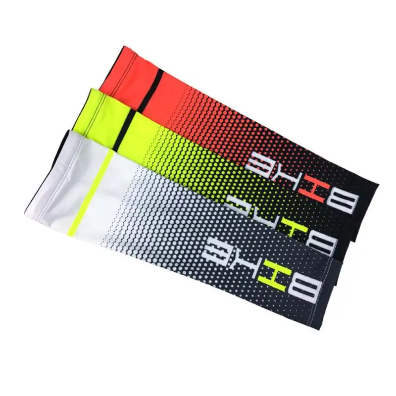 

Men Sport Arm Sleeve Cool UV Sun Protection Cuff Cover Protective Quick Dry Arm Sleeves Outdoor Cycling Running Bicycle 1pcs