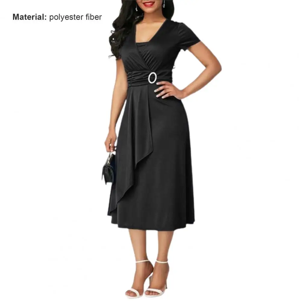 Женское платье с асимметричным подолом элегантное вечернее праздничное