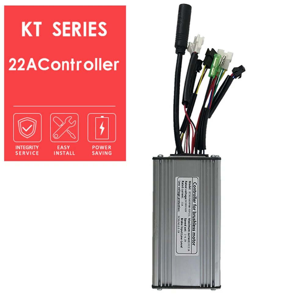 

Контроллер электровелосипеда 36V 48V 500W KT контроллер с ЖК-дисплеем, полностью водонепроницаемый контроллер квадратной волны для электрическо...
