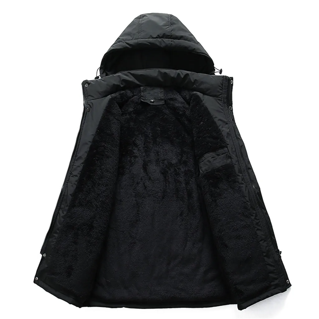 Мужская зимняя непродуваемая и водонепроницаемая мягкая куртка с капюшоном