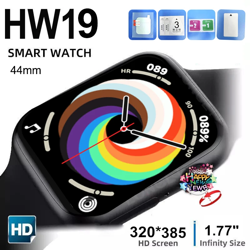 Смарт часы IWO HW19 для мужчин и женщин оригинальные iOS PK W56 HW16 HW22 диагональ экрана 6