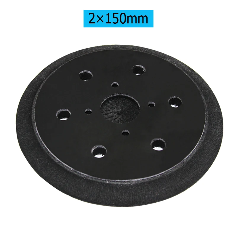 2pcs 150mm 6" inch Backup Sanding Pad Hook & Loop Sander Polishing Backing Disk Power Tools Accessories