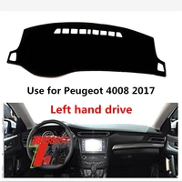 taijs factory good quality sport polyester fibre car dashboard cover for peugeot 4008 2017 left hand drive