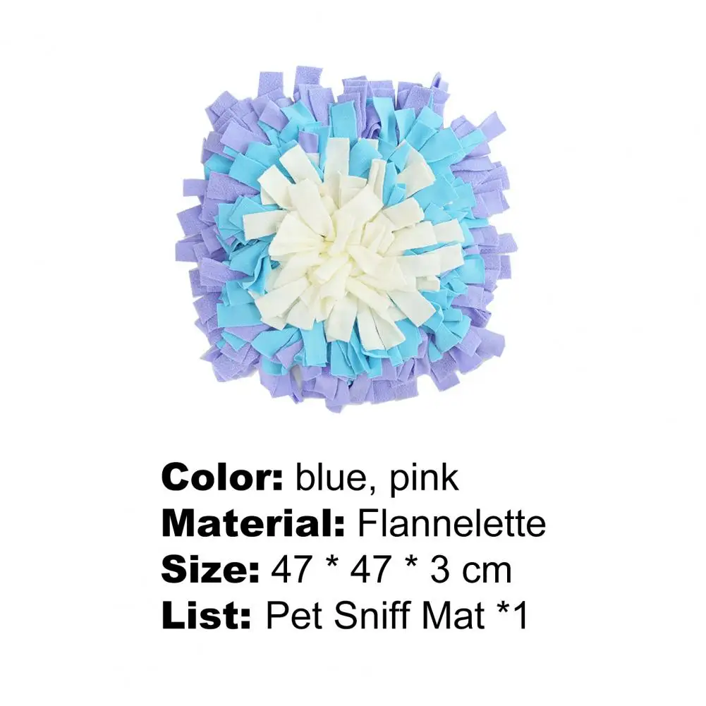 

Nose Sniffing Mat Dogs Snuffle Mat Pet Leak Food Anti Choking Mat Cat Dog Training Blanket Splicing Relieve Stress Pet Supplies