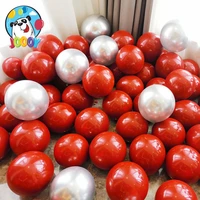 balloon custom pomegranate red double layer ball set wholesale wedding room decoration package 10 inch matte