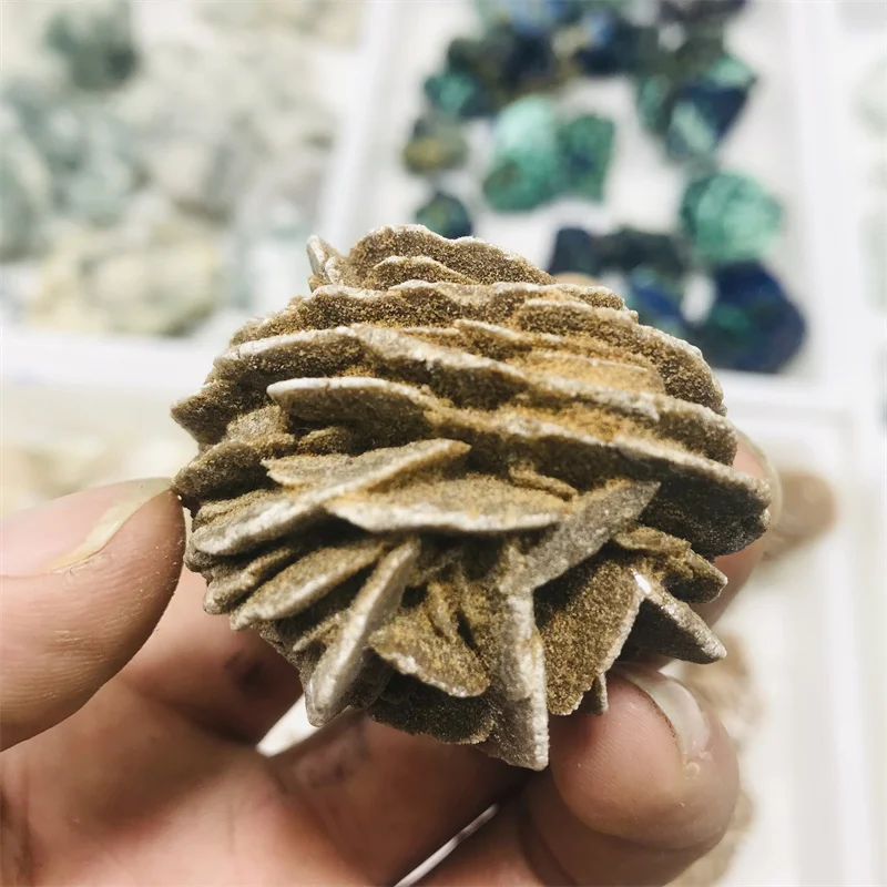 Натуральный розовый камень в стиле пустыни украшение для дома и подарок на день