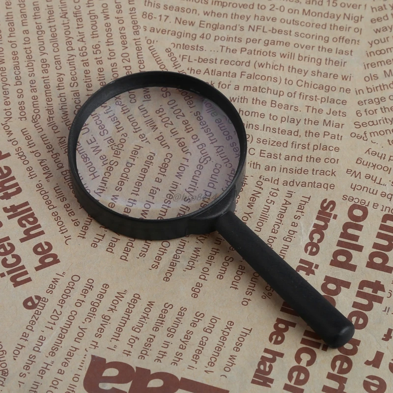 Magnifier 60mm Hand Held 5X Magnifying Loupe Reading Glass Lens Exquisite Workmanship For Inspecting Jewelry Checking Maps | Украшения и