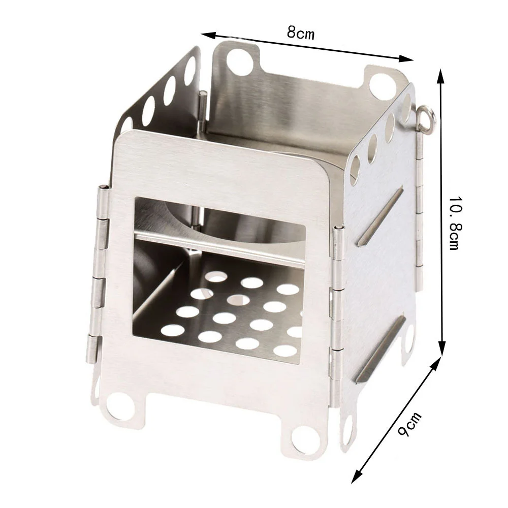 

2 в 1, складной мини-гриль для барбекю, из нержавеющей стали