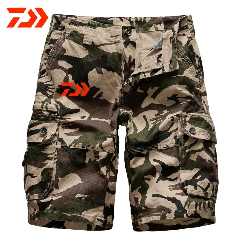 

20201 New Daiwa Summer Pants Fishing Trousers Camouflage Outdoor Breathable Fishing Shorts Quick Drying Sports Short Pants
