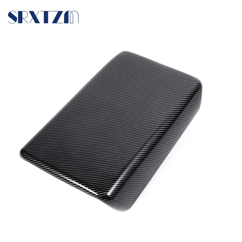 Автомобиль Центральной Консоли Подлокотник рамка Крышка Стикеры для Tesla модель 3