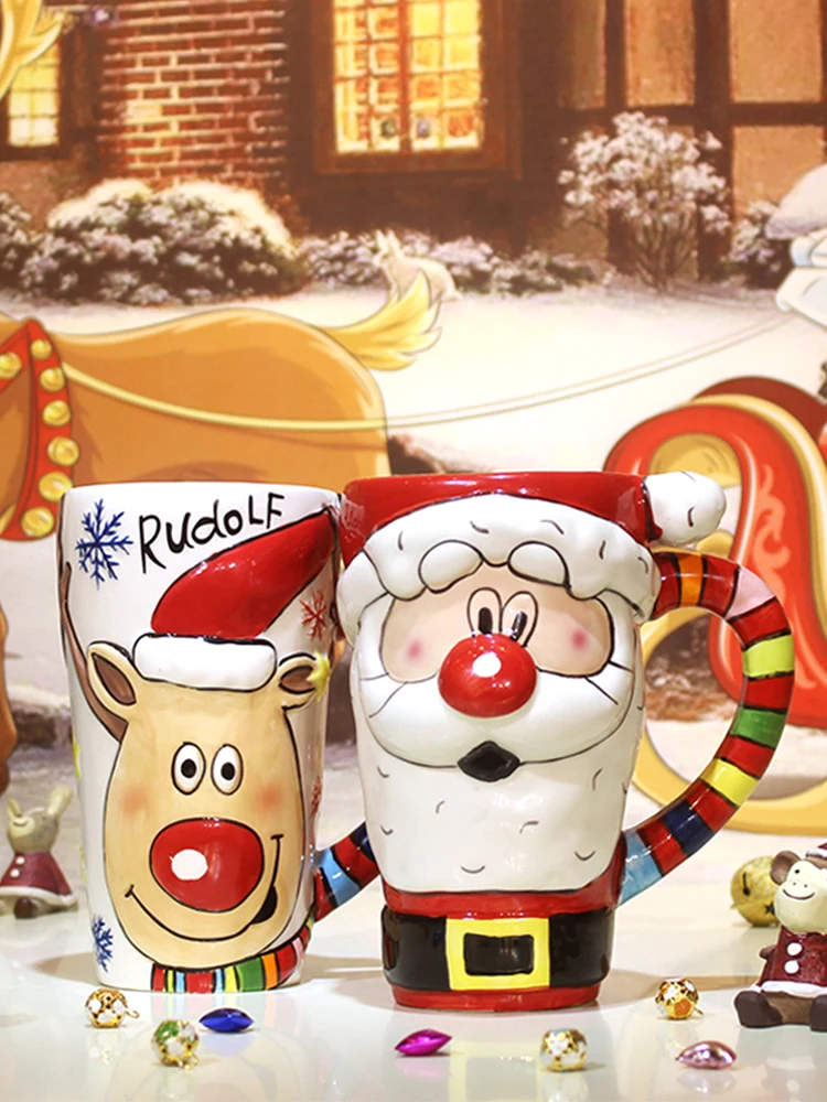 

Кружка керамическая чашка для воды креативный Рождественский подарок кофейные кружки забавные Кружки Кофейные кружки креативные Bb50mk