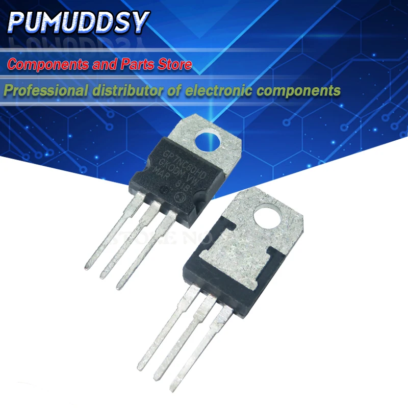 5PCS STGP7NC60HD TO220 GP7NC60HD TO-220 STGP7NC60 transistor IC | Электронные компоненты и принадлежности