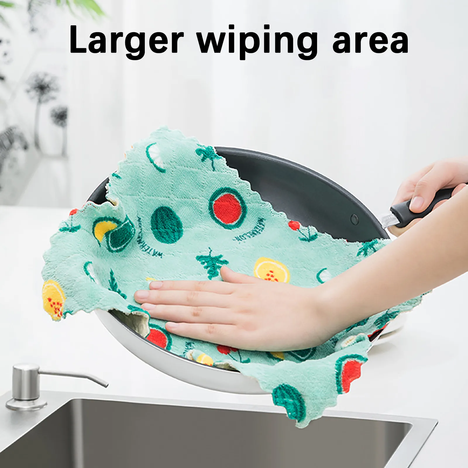 1 шт. салфетка из микрофибры с двусторонним принтом | Дом и сад