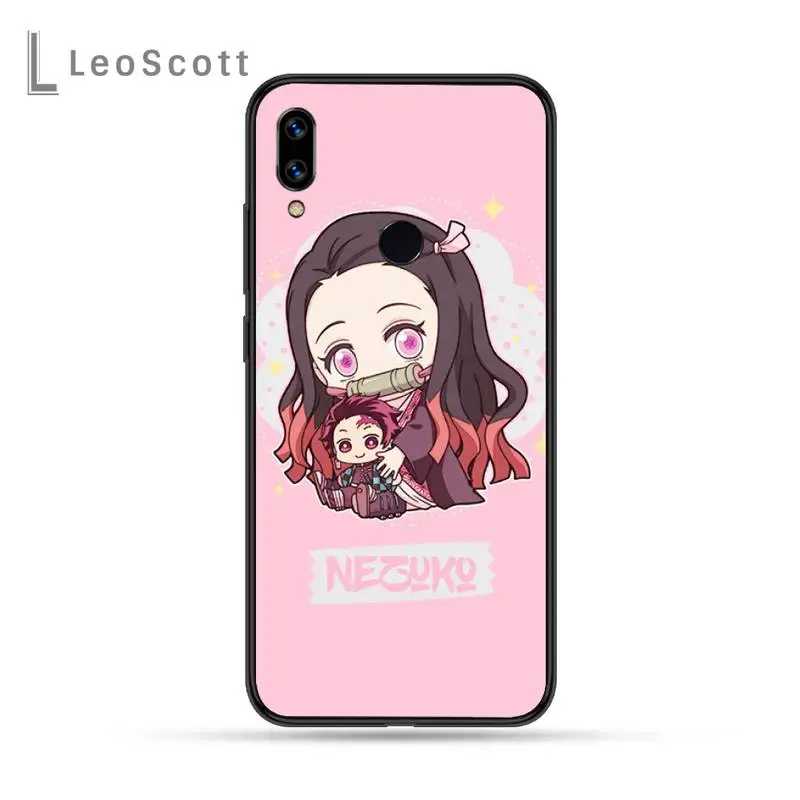 

Kamado Nezuko Kimetsu No Yaiba Demon Phone Case For Xiaomi Redmi Note 4 4x 5 6 7 8 pro S2 PLUS 6A PRO