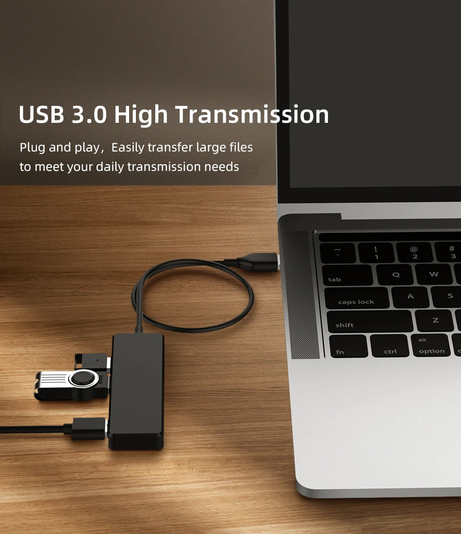 USB 3,0 концентратор Мульти USB разветвитель 4 порта расширитель несколько USB 3 Hab с питанием адаптер со светодиодным индикатором USB3.0 концентратор с переключателем для ПК