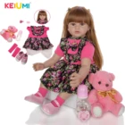 KEIUMI, новый стиль, 24 дюйма, 60 см, кукла-Реборн, игрушка, принцесса, малыш, Детская кукла, подарок на день рождения для девочек, игрушка для детей, игроков