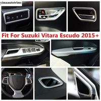 wheel gear handle bowl head light lamp window lift button ac air cover kit trim accessories for suzuki vitara escudo 2015 2020