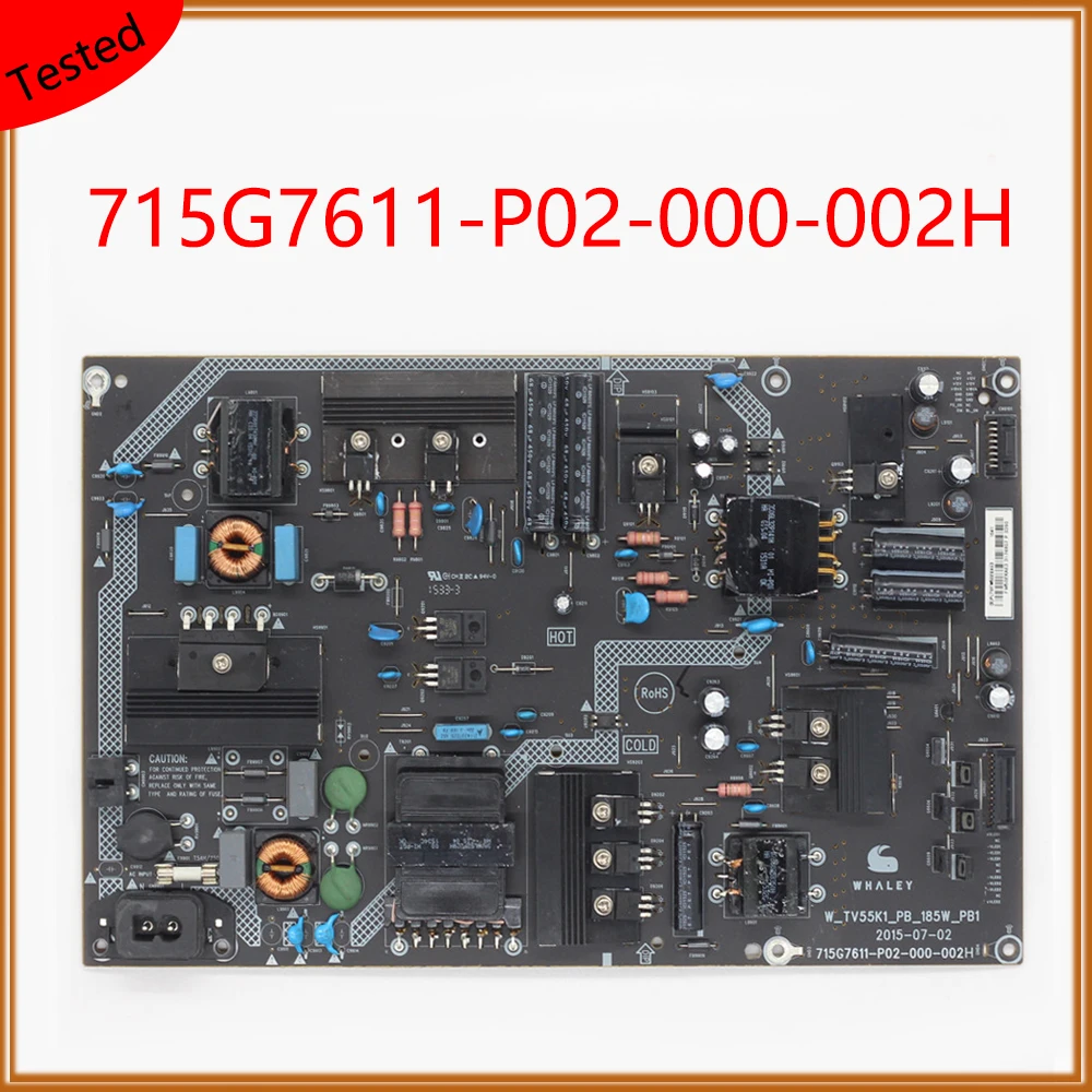 

715G7611-P02-000-002H W-TV55K1-PB-185W-PB1 Original Power Supply TV Power Card Original Equipment Power Support Board For TV