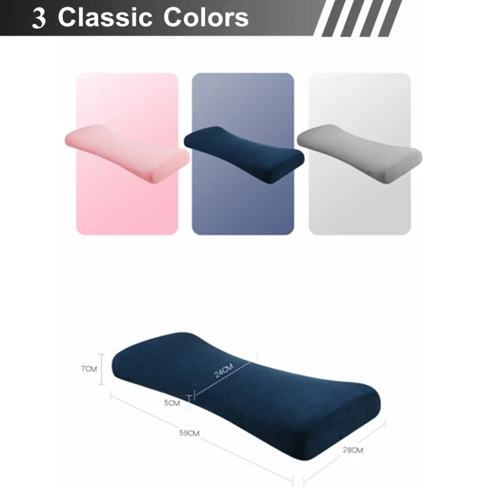 Подушка для сна из пены с эффектом памяти облегчения боли в нижней части спины