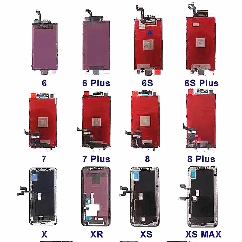 AAA +++ ЖК дисплей для телефона i Phone 5/6/7/8/X/XR с идеальной 3D фотографией|Экраны