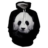new spring and autumn animal panda 3d printed mens and womens hoodie youth fashion sweatshirt street hip hop long sleeve