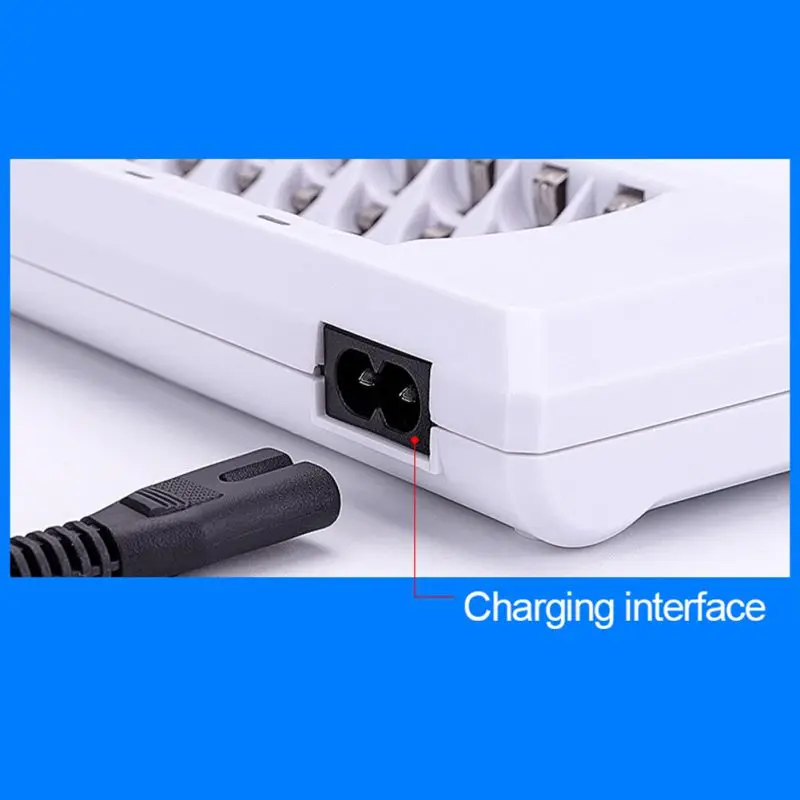 8 слотов зарядное устройство AA AAA 1 2 V перезаряжаемая батарея интеллектуальная