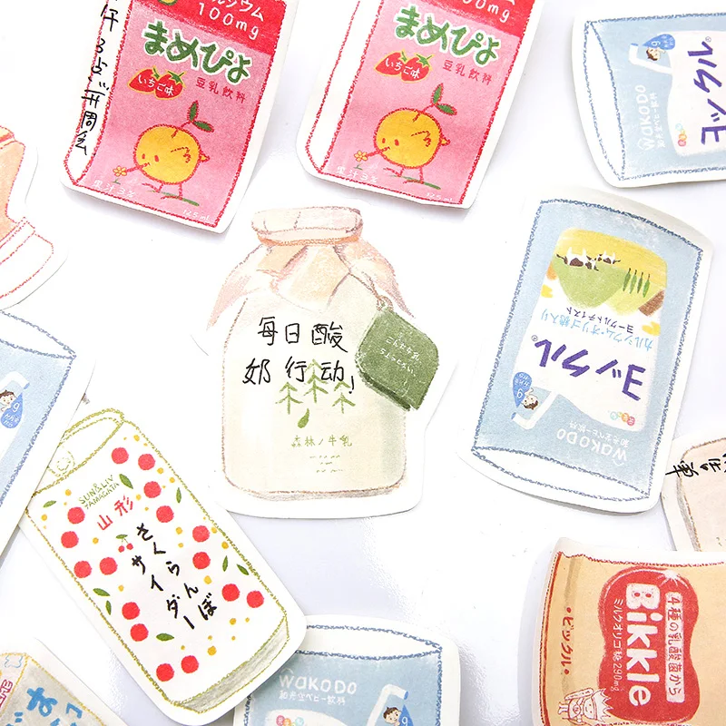 30 листов/подушечек милая тема для молочной бутылки блокнот с клейкой бумажной