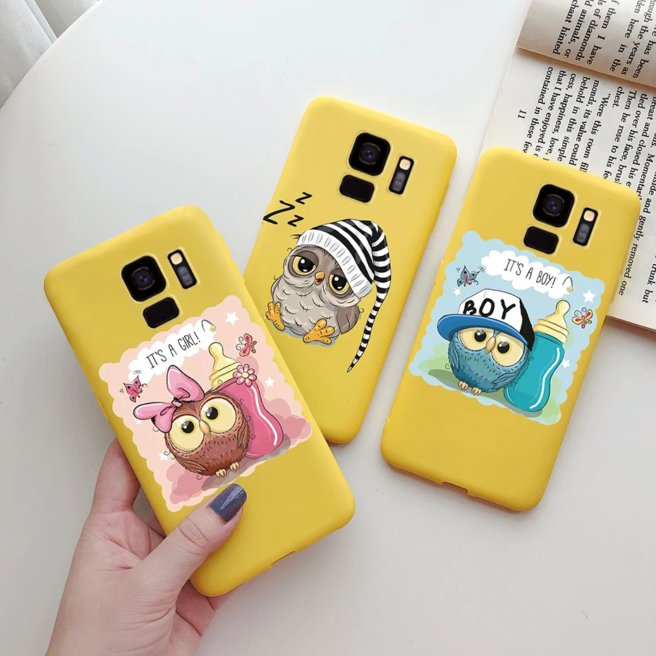 Модный милый силиконовый мультяшный чехол для телефона с маргаритками Samsung galaxy s9