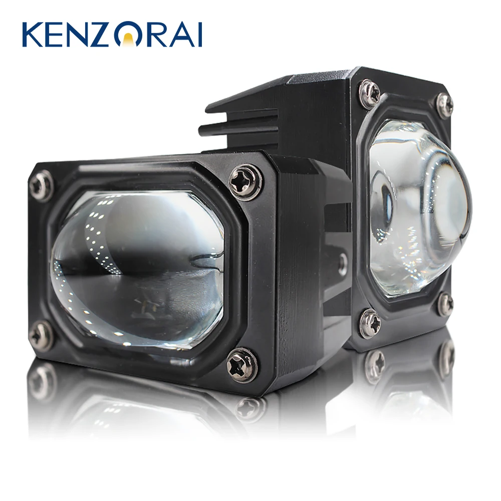 2 шт. объектив Точечный светильник светодиодный рабочий LED Дальне головной