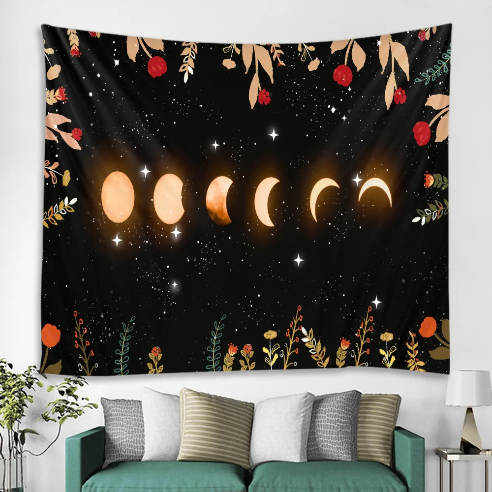 

Home Decor Dropshipping Custom 3D Moon Tapestry Wall Hanging Gossip Tapestries Hippie Wall Rugs Dorm Decor Blanket 150x100cm