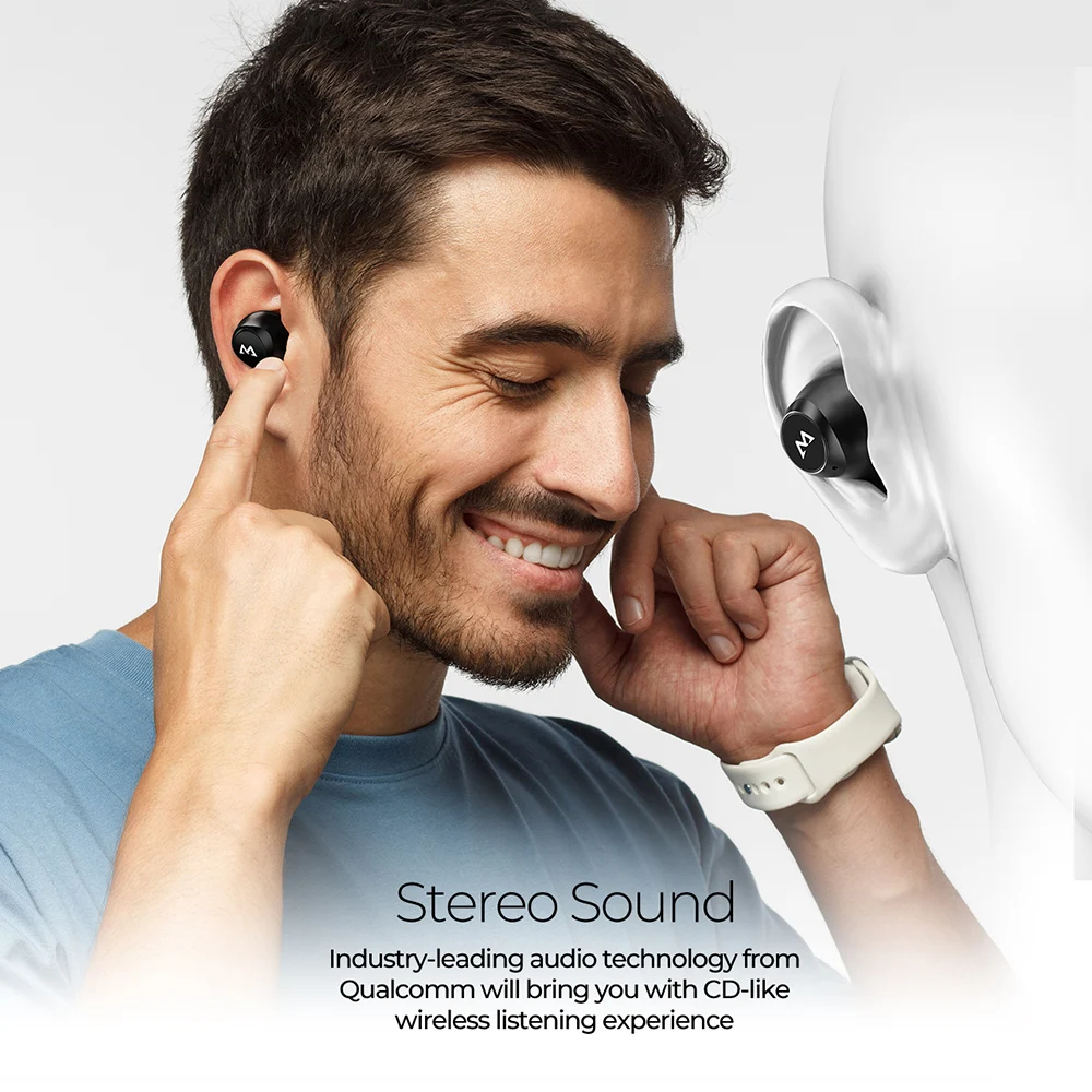 Беспроводные наушники Mpow M20 Bluetooth-наушники с 106 часами работы Aptx TWS