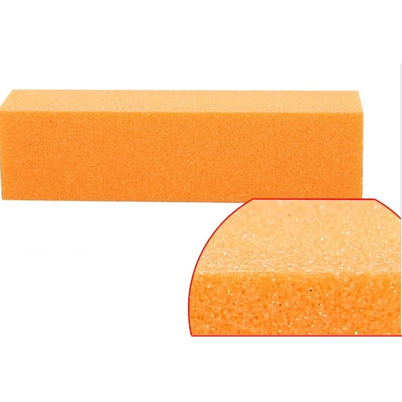 High Foaming Square Sponge Nail File 7 Colors Soft Sanding Block Manicure Tool Modification Polishing Strip Not hurt the Nails | Красота и