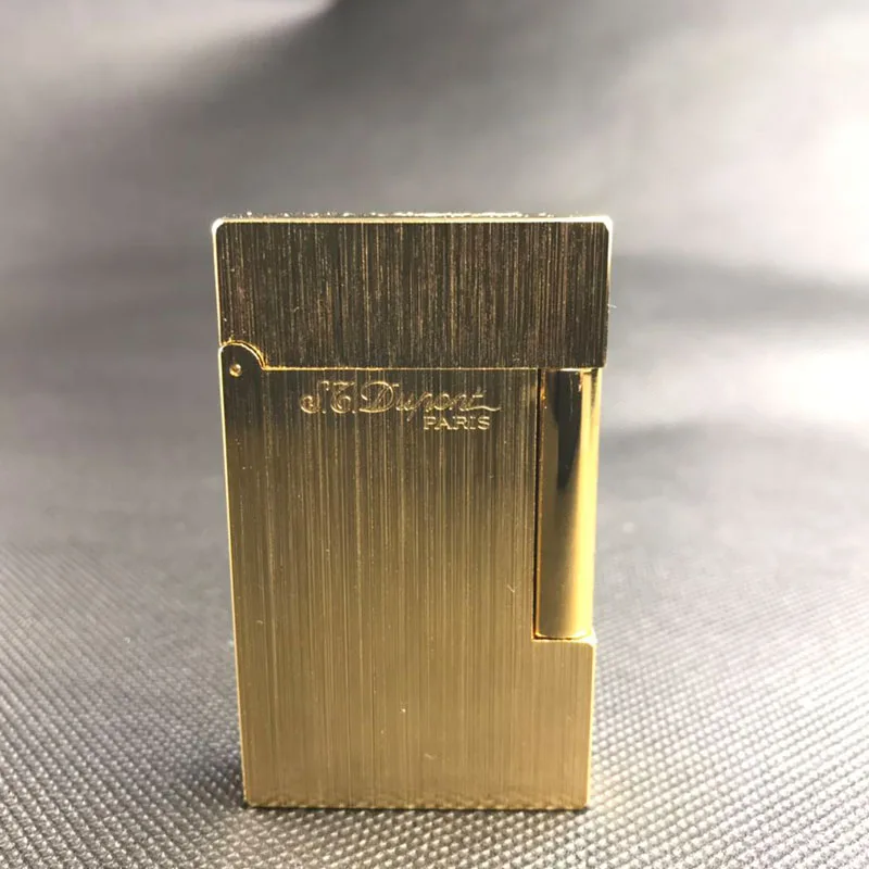 Новая Винтажная яркая звуковая газовая зажигалка dupont, ветрозащитная медная Зажигалка для сигарет
