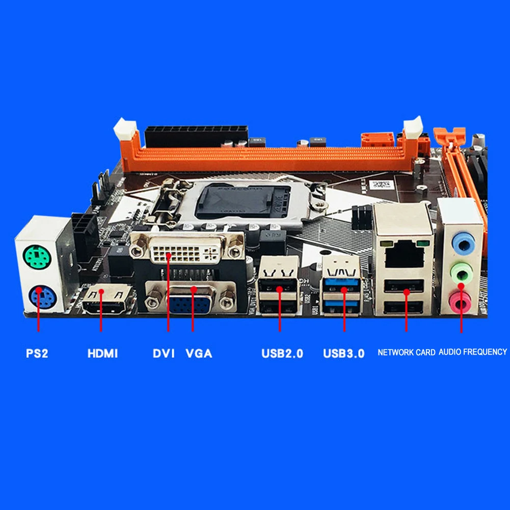 Материнская плата B75 для настольного компьютера разъем M.2 SSD USB 3 0 SATA ЦП DDR3 ПАМЯТЬ