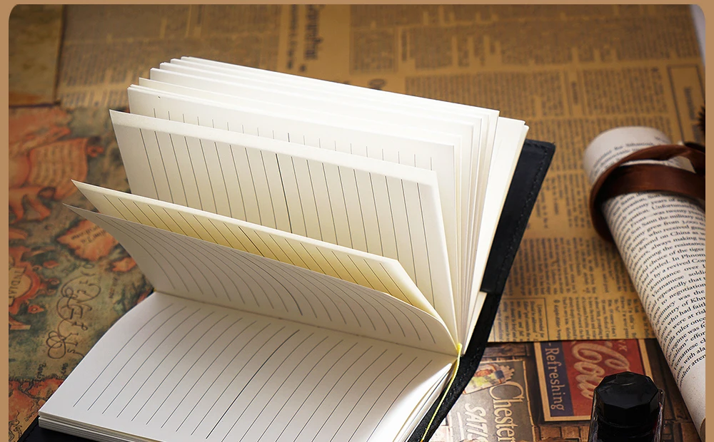 Натуральная кожа блокнот планировщик обложка книги А5 А6 для MD дневник Bullet Journal Рисование Sketchbook