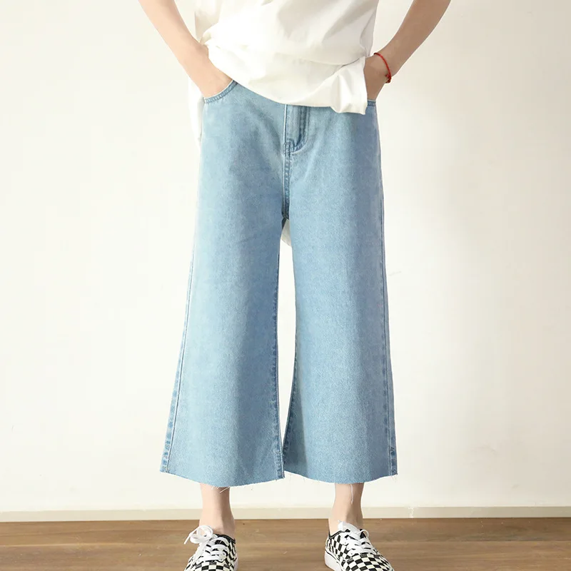 

Мягкие детские джинсы, новинка 2021, летние джинсовые брюки для девочек-подростков, детские брюки, одежда для мамы и дочки, длина до щиколотки, ...