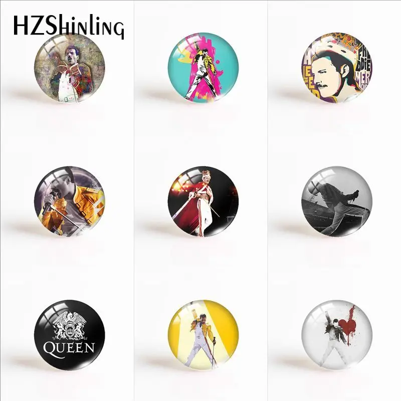 

Freddie Mercury стеклянный купол 25 мм кабошон ювелирные изделия Подвески Аксессуары