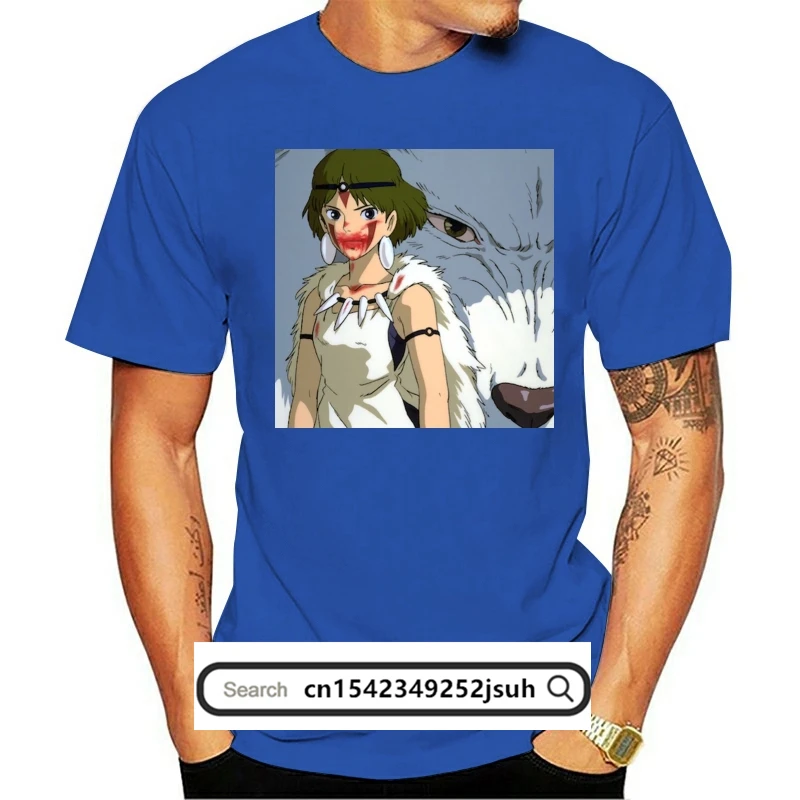 

Men Tshirt Princess Mononoke Princess Mononoke T Shirt Women T-Shirt Tees Top