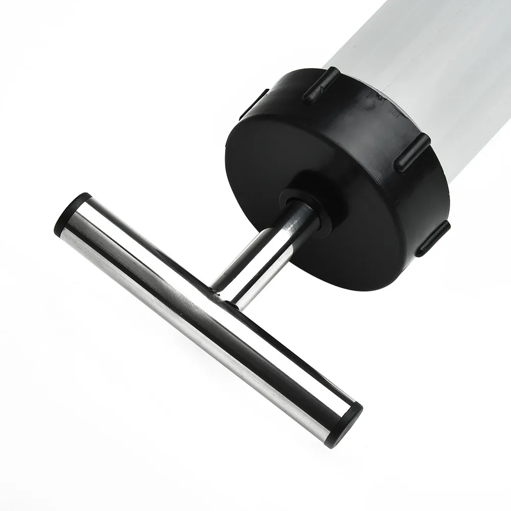 

Home Manual Sausage Stuffer Maker Meat Filler Machine W/ Funnel Nozzles Suitable
