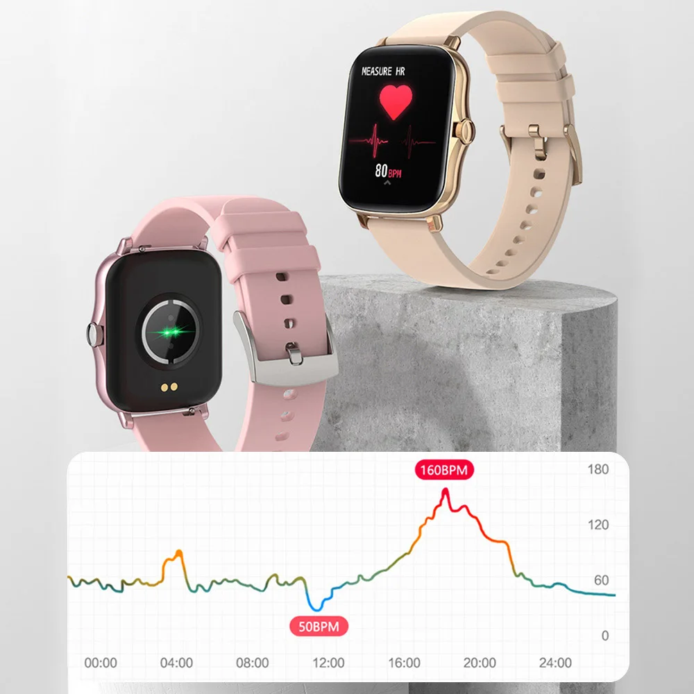 

COLMI P8 Plus 1.69 inch Smart Watch Men IP67 Waterproof Heart Rate Monitor Activity Tracker Women Smartwatch GTS 2 GTS2 apple
