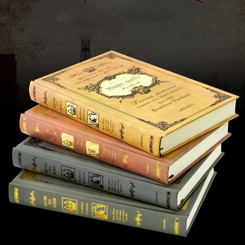 Жесткий чехол волшебные заклинания большой винтажный дневник большого размера