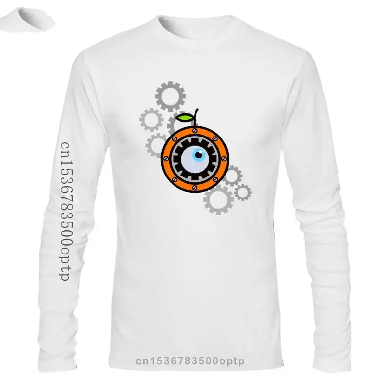 

Новая заводная оранжево-белая футболка, изготовленная на заказ